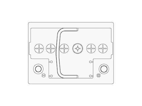 Autobaterie 12V  58Ah AUTOPART GALAXY PLUS 500A 242x175x190mm